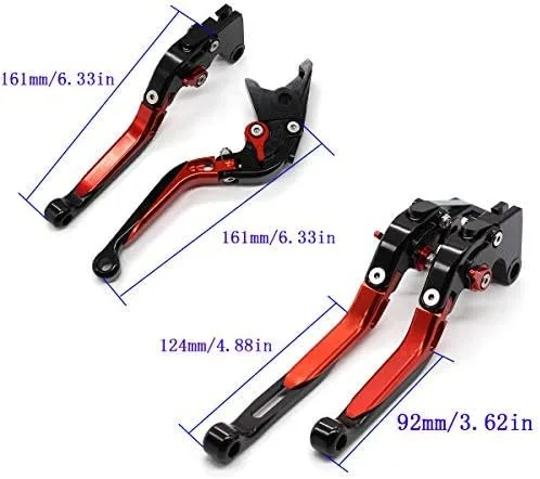 Miniatura 2 de Krace - Palancas de embrague de freno ajustables para motocicleta Kawasaki Z900 Z650 NINJA 650R/ER-6F 2017 2018, VERSYS 1000 650 cc VULCAN/S 2015