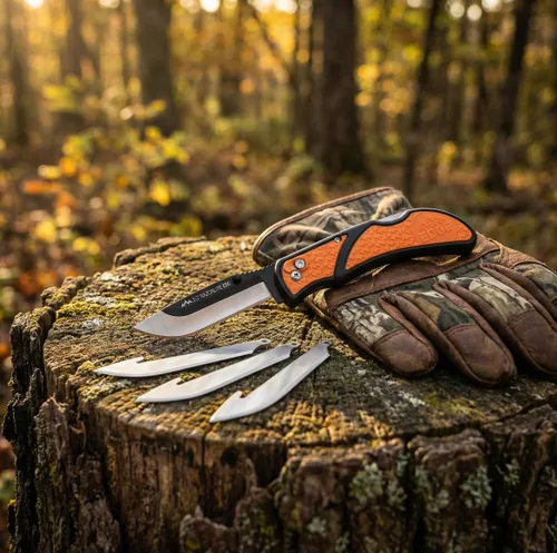 Miniatura 6 de OUTDOOR EDGE Cuchillo EDC RazorLite de 3.0 pulgadas, cuchillo plegable EDC con hojas reemplazables y clip, apertura con una mano para portabilidad