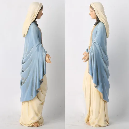 Miniatura 7 de Buildclassic - Estatua católica de la Virgen María de 12.5 pulgadas de alto, con brazos abiertos y brazos abiertos para altar, decoración católica
