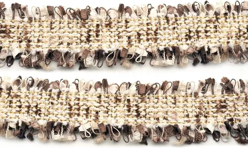 Miniatura 17 de CRAFTMEMORE Cinta de encaje de tweed de lujo, adornos de tela bordados, apliques bordados, manualidades de costura para disfraces