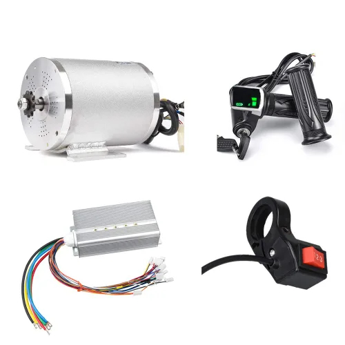 Miniatura 9 de Kunray 72V Brsushess Motor 6500W Electric Dirt Bike Motor Peak 9000RPM Peak 12KW for Tutio Kugo Electric Motorcycle Go Karts ATV Upgraded (72V 6500W)