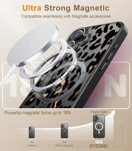 Miniatura 357 de Goodon para iPhone 15 Pro Max con protector de pantalla de privacidad, compatible con Magsafe, funda translúcida mate a prueba de golpes - Linda