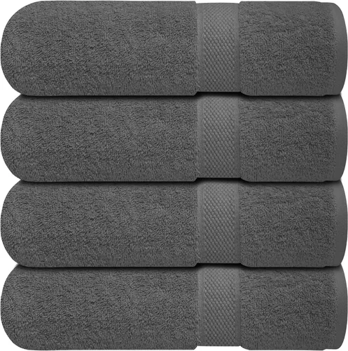 Miniatura 41 de Infinitee Xclusives Toallas de lujo para la ducha [13 x 13] – 100% algodón [paquete de 12], toallas faciales suaves y absorbentes para baño, Gris