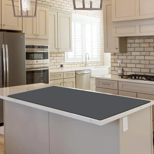 Miniatura 38 de Tapete de silicona extra grande para encimera de cocina, 36 x 24 pulgadas, tapete de silicona para mesa de resina, tapete resistente al calor