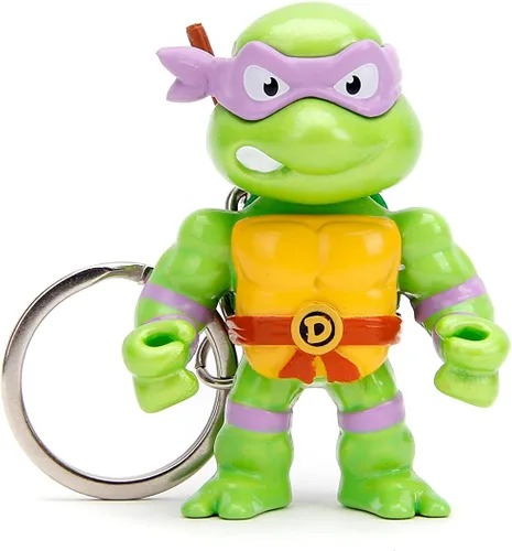 Miniatura 6 de Jada Toys - Teenage Mutant Ninja Turtles - Figuras fundidas a presión de 2.5 pulgadas, 4 unidades, figuras coleccionables con llavero, regalo