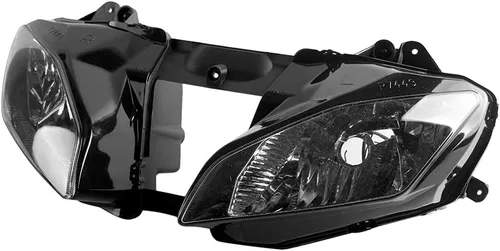Miniatura 32 de Conjunto de faros delanteros de motocicleta compatible con Honda CBR1000RR 2004 2005 2006 2007 motocicleta plástico faro delantero faro delantero