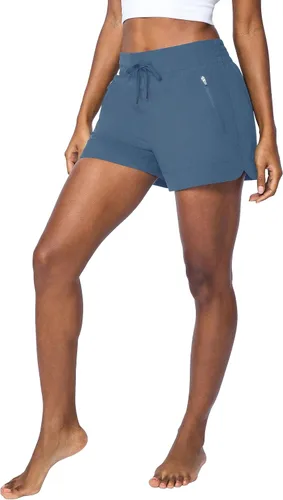 Miniatura 2 de 90 Degree By Reflex Pantalones cortos ligeros de tejido elástico con bolsillos laterales