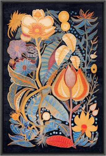 Miniatura 97 de SIGNFORD Lienzo impreso para pared, acuarela, floral, retro, abstracto, naturaleza, desierto, ilustraciones florales botánicas, arte moderno