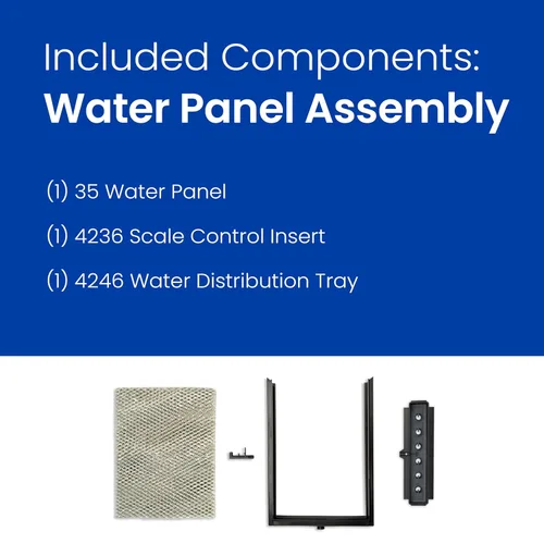 Miniatura 4 de AprilAire 4750 Kit de mantenimiento para humidificador con panel de agua Modelo No. 35 Filtro de repuesto para humidificador AprilAire para toda