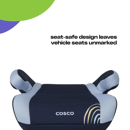 Miniatura 3 de Cosco Topside - Asiento elevador sin espalda, asientos elevadores ligeros para automóviles de 40 a 100 libras, asiento elevador sin respaldo
