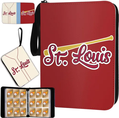 Miniatura 14 de Carpeta de tarjetas de béisbol con mangas, 900 bolsillos, color blanco, Nueva York, 3 anillos, para tarjetas coleccionables, regalo NY-Blanco
