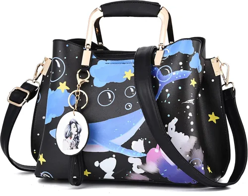 Miniatura 12 de Nevenka Monederos y bolsos para mujer con asa superior, bolsos de hombro de cuero para mujer
