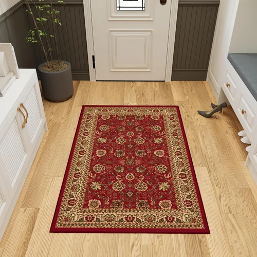 Miniatura 31 de Ottomanson Alfombra de 5 x 6,6 pies para sala de estar, alfombra oriental para dormitorio - alfombra grande para piso antideslizante y duradera