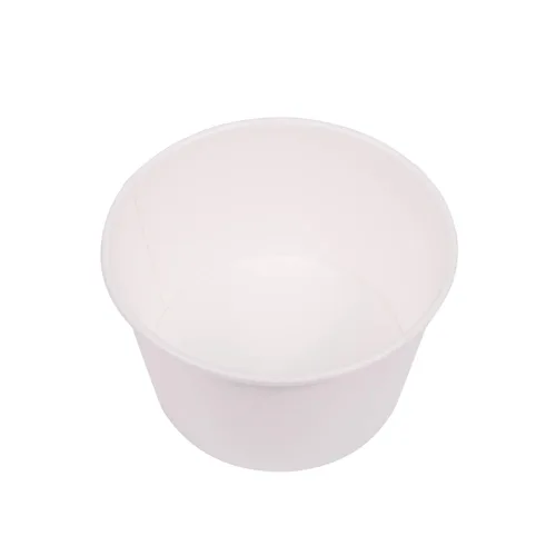 Miniatura 10 de Karat Tazones de sopa de papel para alimentos calientes y fríos, ideales para sopa, fideos, pasta y aperitivos, color blanco (C-KDP28W)