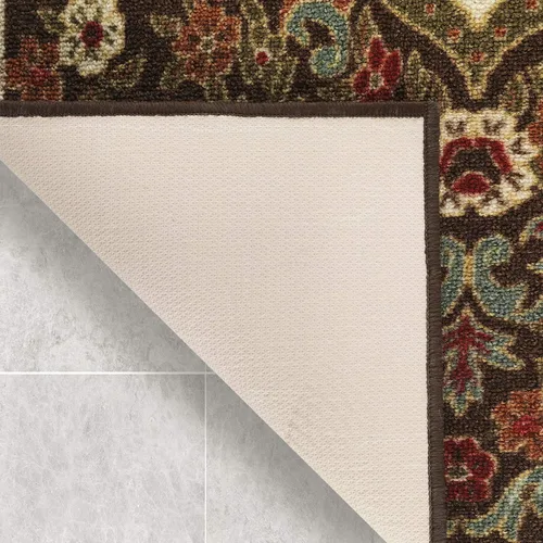 Miniatura 5 de Antep Rugs - Alfombras antideslizantes (no se desliza) 2 x 4 con respaldo de goma con diseño floral moderno de bajo perfil para cocina