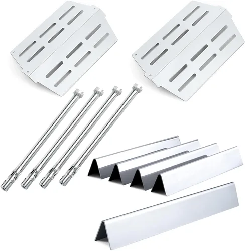 Genesis E-330 Grill 4 quemadores 62752 7620 7621 Barras aromatizantes 65505 Piezas de repuesto para Weber Genesis Grill Parts 300 Series con control