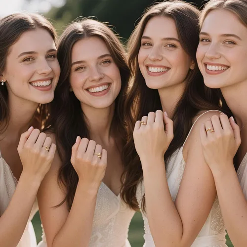 Miniatura 7 de M MOOHAM Anillos de oro para mujeres y niñas – Anillos iniciales con placa de oro de 14 quilates para mujer, no se deslustra, letra A-Z, delicado