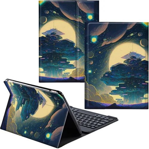 Miniatura 39 de Funda para Samsung Galaxy Tab S6 Lite 2022/2020 Teclado inalámbrico desmontable y cubierta de cuero PU Funda protectora para Samsung Galaxy Tab S6