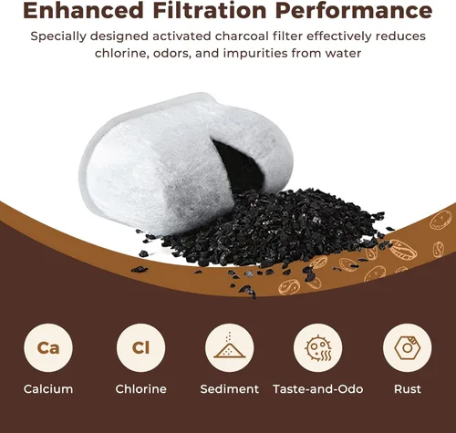 Miniatura 3 de Paquete de 12 filtros de agua de carbón de repuesto para uso con máquinas de café Cuisinart