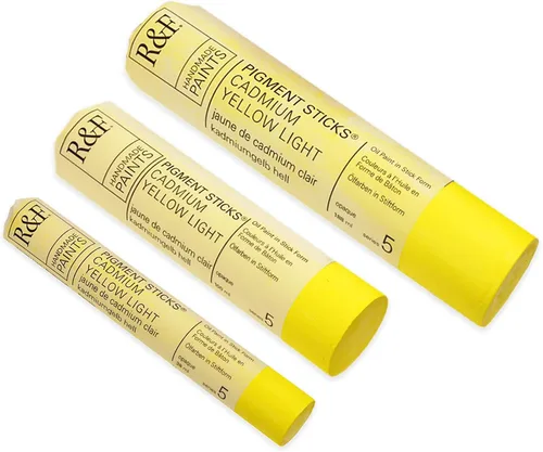 Miniatura 146 de Pinturas R&F Hechas a Mano - Palo de Pigmento al Óleo Profesional, Gris Neutro Medio, 188 ml