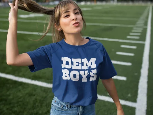 Miniatura 4 de Expression Tees Dem Boys Dallas Football Infant One-Piece Bodysuit, Soft Cotton