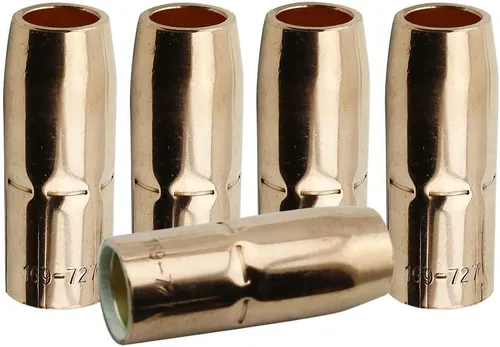 Miniatura 9 de WeldingCity Boquilla de gas 169-715 169715 1/2" para pistolas de soldadura Miller Millermatic M-100 (M-10) M-150 (M-150) y Hobart H-9/H-10 MIG