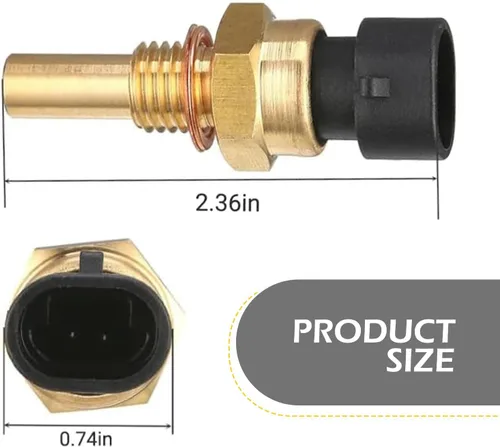 Miniatura 2 de Sensor de temperatura del agua, OEM #15369305 1341856 55199579 2112-3851010, kit de instalación de cable sensible al contacto sin rotura, compatible