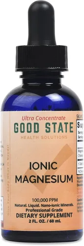 Good State Ultra Concentrado de Magnesio Iónico Líquido (10 gotas por 50 mg - 100 porciones por botella)