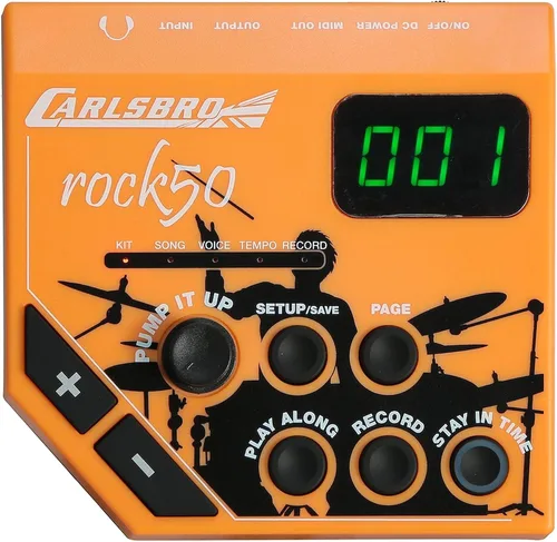 Miniatura 2 de Carlsboro - Kit de batería electrónica (3 piezas, ROCK50)