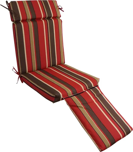Miniatura 8 de Blazing Needles Steamer Deck - Cojín para tumbona al aire libre, color chocolate Annie