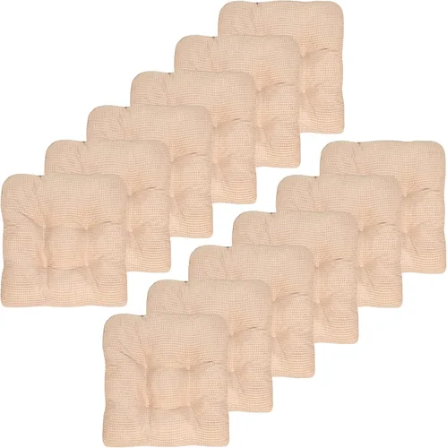Miniatura 36 de Sweet Home Collection Cojines de espuma viscoelástica triturada de alta calidad con parte trasera de goma microdot antideslizante de 16 x 16 x 3.25