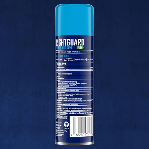 Miniatura 2 de Right Guard Sport Fresh Scent Antiperspirant & Deodorant Spray - Spray desodorante de protección 4 en 1 para hombres, bloquea el sudor, protección