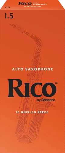 Miniatura 17 de D’Addario Woodwinds, cañas para saxofón Rico, saxofón alto, RJA2520, resistencia 2.0, paquete de 25