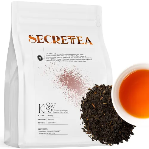 Miniatura 21 de Té suelto Pu-erh de cacao orgánico I POWERFUL Detox Immune I Heart & Digestion Support, paquete a granel de 12 oz Por T SECRETEA, Treasure Box