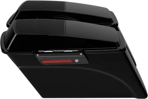 Miniatura 4 de TCMT Alforjas duras de 6 x 9 pulgadas, tapa de altavoz, llave y forros, inserto de alfombra para Harley Touring Modelos CVO Road Glide Road King
