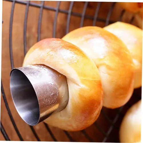 Miniatura 5 de COLLBATH Juego de 10 moldes de croissant para hornear, moldes de metal fáciles de usar, para hacer croissants y crema pastelera