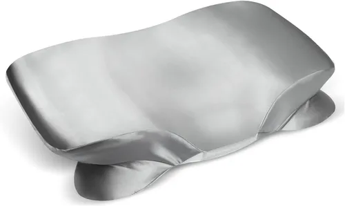 Miniatura 7 de Funda de almohada de satén para almohada cervical Zelimun - Funda ergonómica, funda de almohada suave y lisa, funda de almohada negra con cremallera
