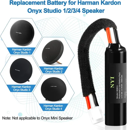 Miniatura 6 de NYI [3500 mAh] Batería de repuesto para altavoz Harman Kardon Onyx Studio 1/2/3/4