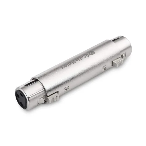 Miniatura 3 de Cable Matters Paquete de 2 adaptadores de cambio de género XLR a XLR - hembra a hembra