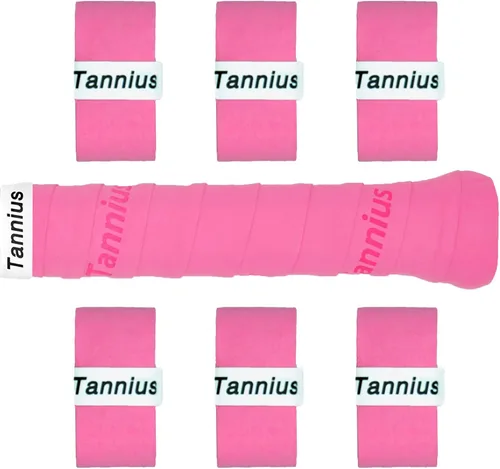 Miniatura 12 de Cinta de agarre para raqueta de tenis, paquete de 6 empuñaduras de tenis, absorbente y mejorada para raqueta de tenis Verde