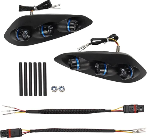 Miniatura 11 de 2 indicadores de señal de giro delanteros o traseros para motocicleta, compatibles con BMW R1100/R1150/R1200/R850 1994–2007 (ámbar)