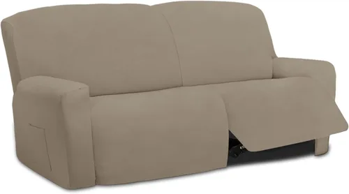 Miniatura 41 de Easy-Going - Funda elástica de microfibra para sofá reclinable seccional, suave vellón ajustable a tu sofá de 2 cuerpos, lavable, protege tus
