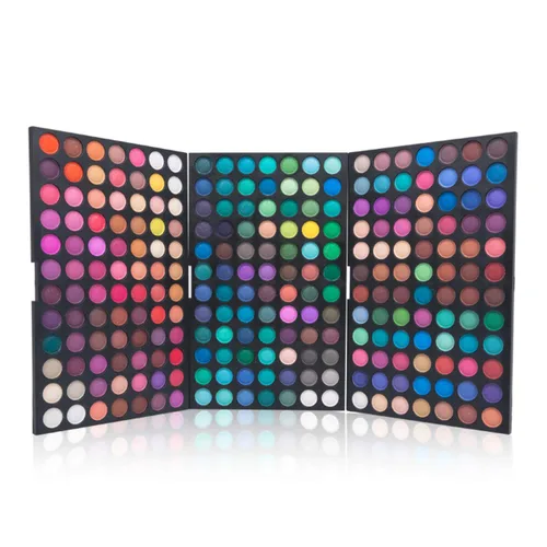 Miniatura 5 de Pure Vie Paleta de sombra de ojos profesional con reflejos y kit de contorno de maquillaje, 15 colores altamente pigmentados, desnudos cálidos