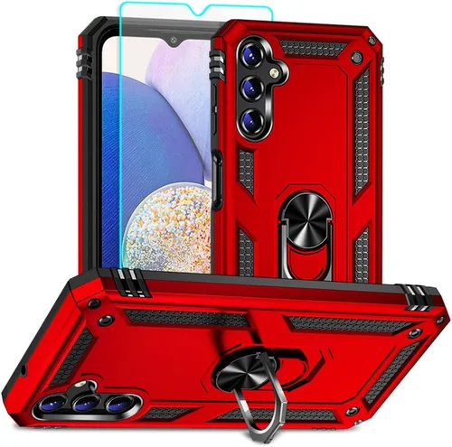 Miniatura 13 de Funda para Samsung Galaxy A12, Samsung A12 con protector de pantalla HD, [grado militar de 16 pies probada en caídas], anillo protector a prueba