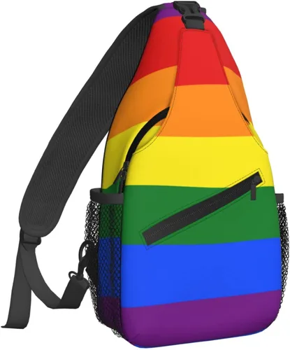 Miniatura 22 de Famame Mochila bandolera para el pecho, bolsa de hombro cruzada, gimnasio, ciclismo, viajes, senderismo, Varios