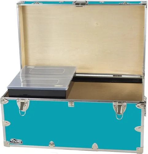 Miniatura 14 de C&N Footlockers - Baúl de almacenamiento grande con bandeja - Fabricado en los Estados Unidos - Solo casillero de acero en Amazon - Cofre duradero