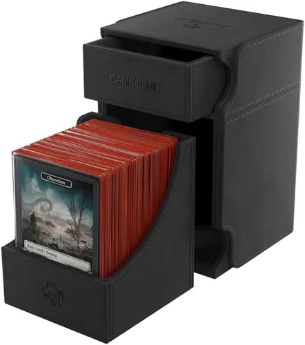 Miniatura 3 de Watchtower 100+ XL Caja de Cartas Convertible - Almacenamiento de Cartas con Doble Funda - Protector de Juego de Cartas - Superficie Nexofyber