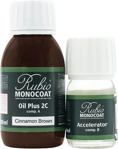 Miniatura 32 de Rubio Monocoat Tinte y acabado para madera de 650 pies cuadrados - Niebla Oil Plus 2C Aceite de linaza de secado rápido, ecológico