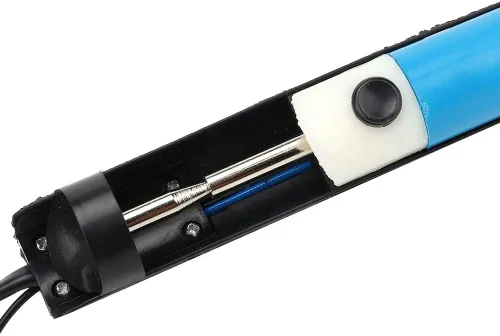 Miniatura 8 de Eujgoov Herramienta de soldadura desoldadora de 30 W, uso de hierro de soldadura eléctrica, pluma de succión de estaño para varias soldaduras