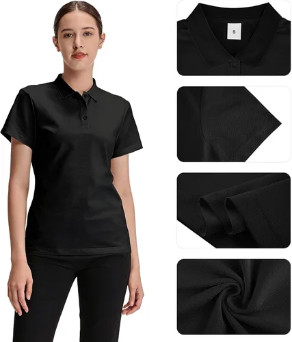 Miniatura 6 de Polo personalizado para hombres y mujeres, camisa estampada bordada personalizada para eventos de equipo, uniformes de empresa y ropa casual
